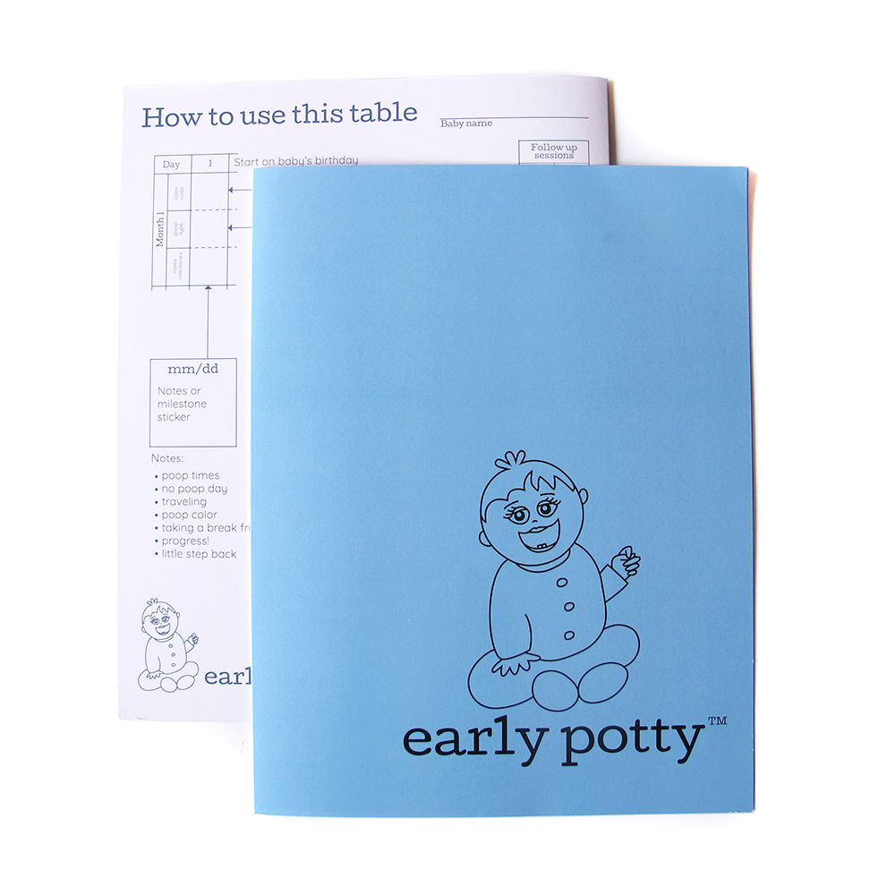 Early Potty 6 month Tracker Sheet